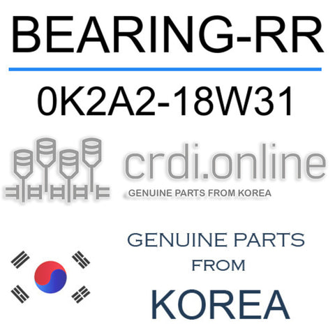 BEARING-RR 0K2A2-18W31 0K2A218W31 0K2A2 18W31