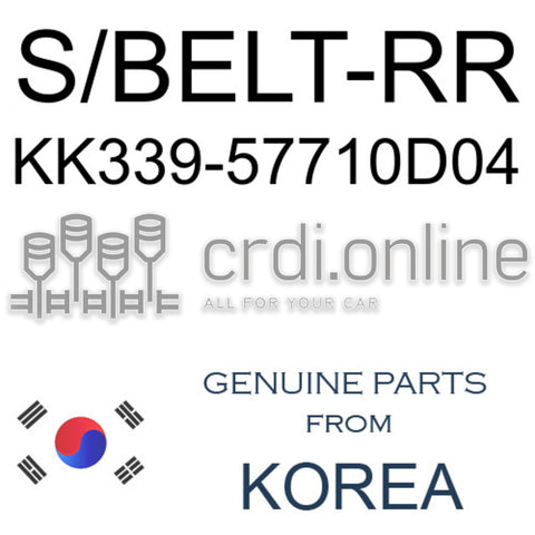 S/BELT-RR [ORIGINAL] KK339-57710D04 KK33957710D04 KK339 57710D04