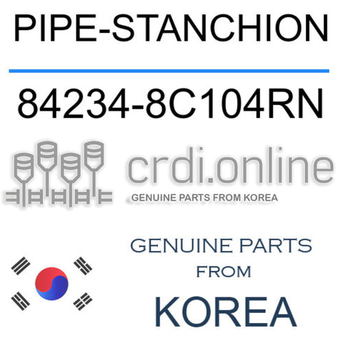 PIPE-STANCHION [ORIGINAL] 84234-8C104RN 842348C104RN 84234 8C104RN