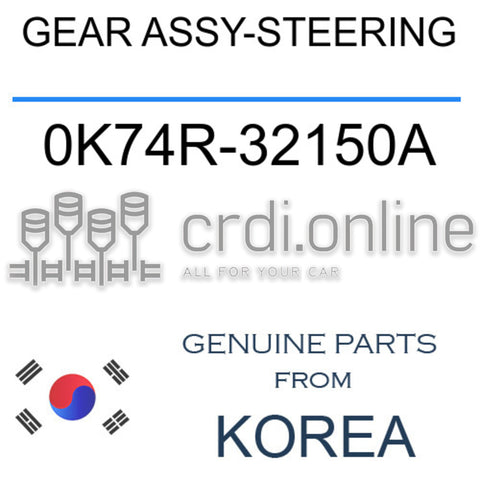 GEAR ASSY-STEERING [ORIGINAL] 0K74R-32150A 0K74R32150A 0K74R 32150A