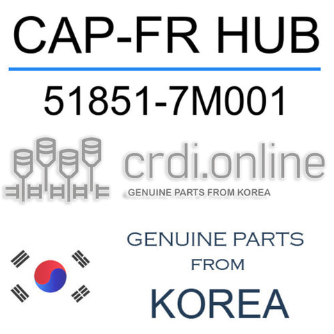 CAP-FR HUB [ORIGINAL] 51851-7M001 518517M001 51851 7M001