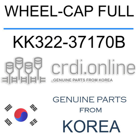 WHEEL-CAP FULL [ORIGINAL] KK322-37170B KK32237170B KK322 37170B