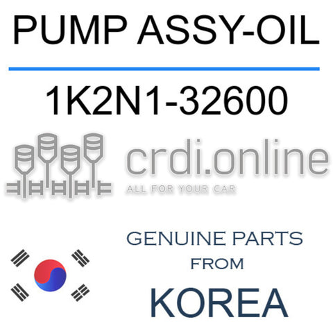 PUMP ASSY-OIL 1K2N1-32600 1K2N132600 1K2N1 32600