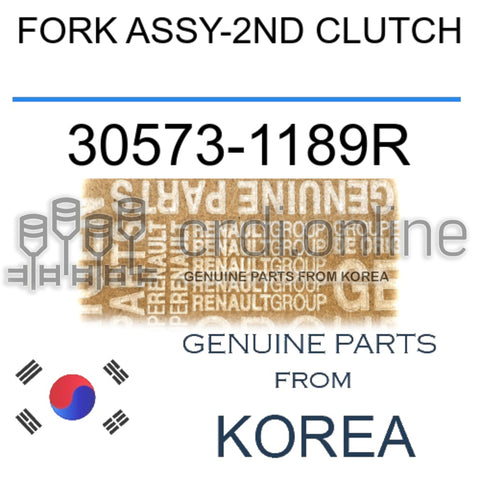 FORK ASSY-2ND CLUTCH [ORIGINAL] 30573-1189R 305731189R 30573 1189R