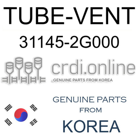 TUBE-VENT [ORIGINAL] 31145-2G000 311452G000 31145 2G000