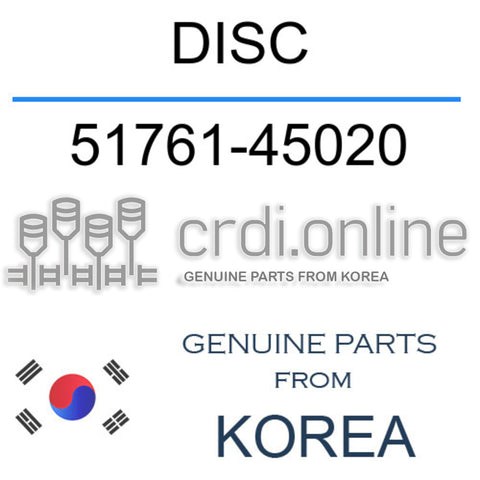 DISC [ORIGINAL] 51761-45020 5176145020 51761 45020