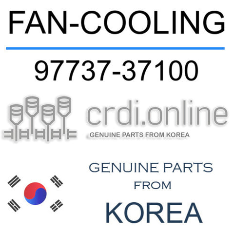 FAN-COOLING 97737-37100 9773737100 97737 37100