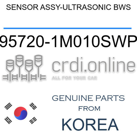 SENSOR ASSY-ULTRASONIC BWS [ORIGINAL] 95720-1M010SWP 957201M010SWP 95720 1M010SWP