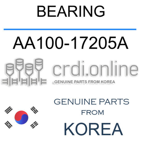BEARING AA100-17205A AA10017205A AA100 17205A