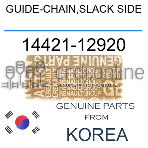 GUIDE-CHAIN,SLACK SIDE [ORIGINAL] 14421-12920 1442112920 14421 12920