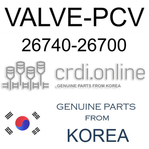 VALVE-PCV [ORIGINAL] 26740-26700 2674026700 26740 26700