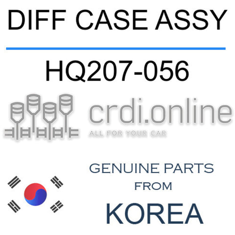 DIFF CASE ASSY [ORIGINAL] HQ207-056 HQ207056 HQ207 056