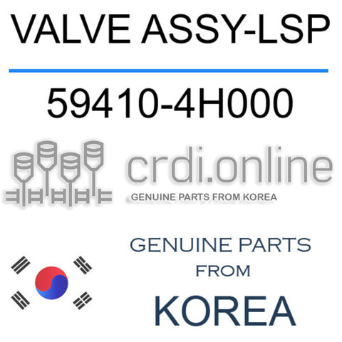 VALVE ASSY-LSP [ORIGINAL] 59410-4H000 594104H000 59410 4H000