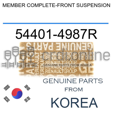 MEMBER COMPLETE-FRONT SUSPENSION [ORIGINAL] 54401-4987R 544014987R 54401 4987R