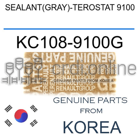 SEALANT(GRAY)-TEROSTAT 9100 [ORIGINAL] KC108-9100G KC1089100G KC108 9100G