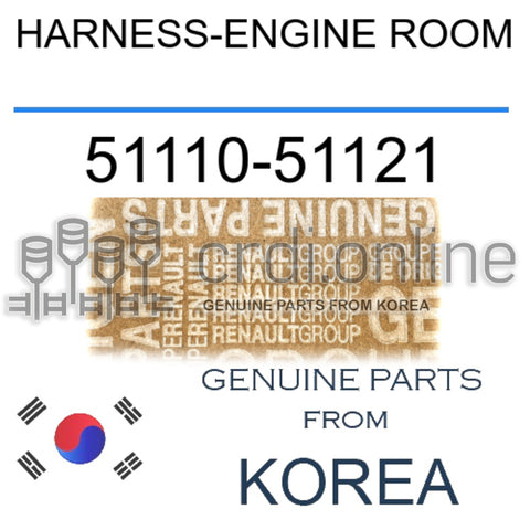 HARNESS-ENGINE ROOM [ORIGINAL] 51110-51121 5111051121 51110 51121