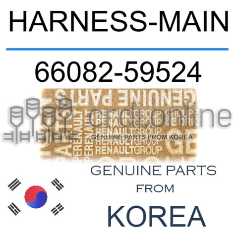 HARNESS-MAIN [ORIGINAL] 66082-59524 6608259524 66082 59524