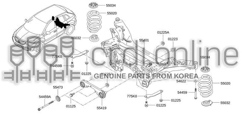 SPRING-REAR 55020-5HA1B 550205HA1B 55020 5HA1B