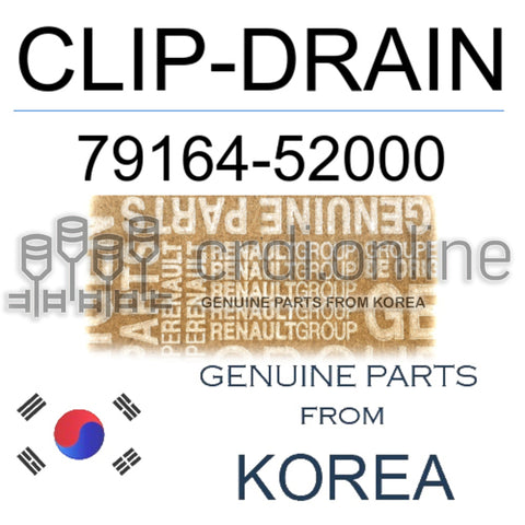 CLIP-DRAIN [ORIGINAL] 79164-52000 7916452000 79164 52000