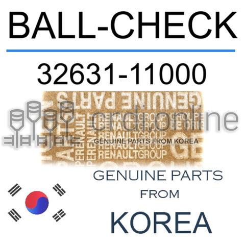 BALL-CHECK [ORIGINAL] 32631-11000 3263111000 32631 11000