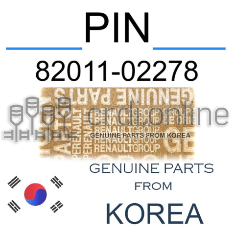 PIN [ORIGINAL] 82011-02278 8201102278 82011 02278