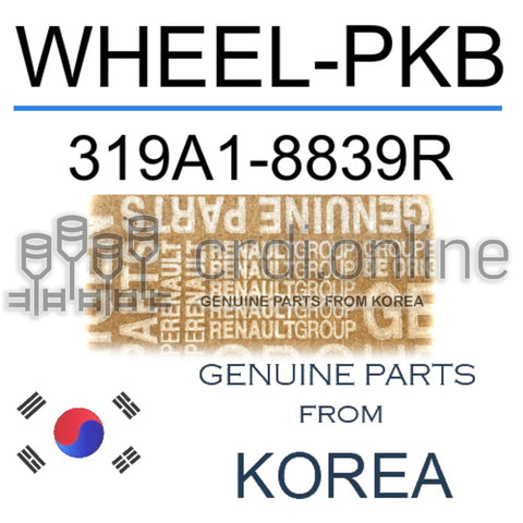 WHEEL-PKB [ORIGINAL] 319A1-8839R 319A18839R 319A1 8839R