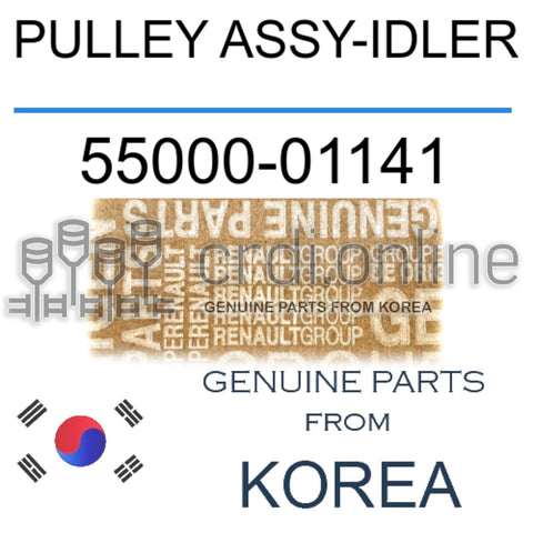 PULLEY ASSY-IDLER [ORIGINAL] 55000-01141 5500001141 55000 01141