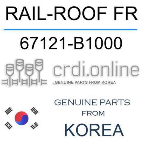 RAIL-ROOF FR [ORIGINAL] 67121-B1000 67121B1000 67121 B1000
