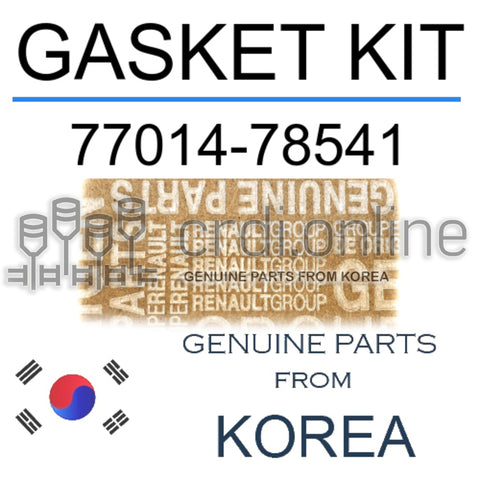 GASKET KIT [ORIGINAL] 77014-78541 7701478541 77014 78541