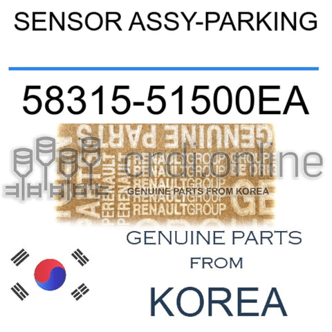 SENSOR ASSY-PARKING [ORIGINAL] 58315-51500EA 5831551500EA 58315 51500EA