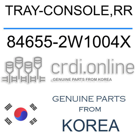 TRAY-CONSOLE,RR [ORIGINAL] 84655-2W1004X 846552W1004X 84655 2W1004X
