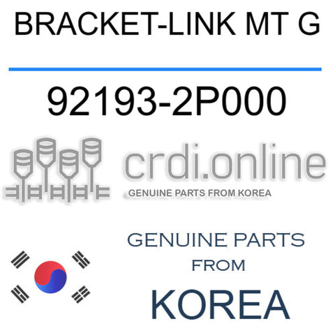 BRACKET-LINK MT G 92193-2P000 921932P000 92193 2P000