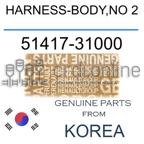 HARNESS-BODY,NO 2 [ORIGINAL] 51417-31000 5141731000 51417 31000