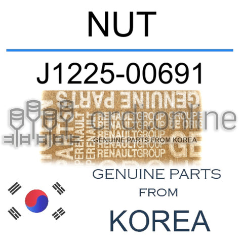 NUT [ORIGINAL] J1225-00691 J122500691 J1225 00691