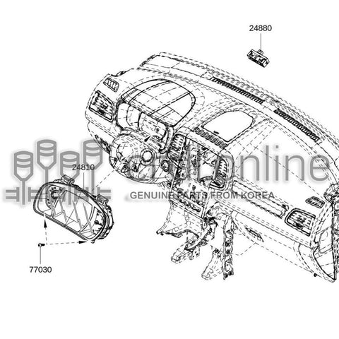 METER ASSY-COMBINATION 24810-5282R 248105282R 24810 5282R