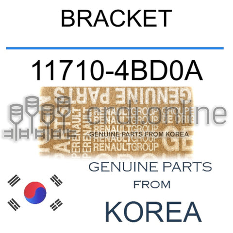 BRACKET [ORIGINAL] 11710-4BD0A 117104BD0A 11710 4BD0A