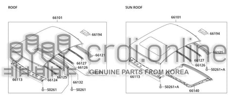 SUNROOF-DRAIN CHANNEL 79147-52000 7914752000 79147 52000