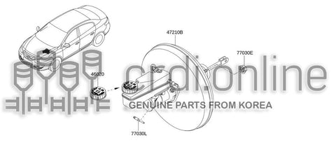 CAP ASSY-RESERVER 46020-6231R 460206231R 46020 6231R