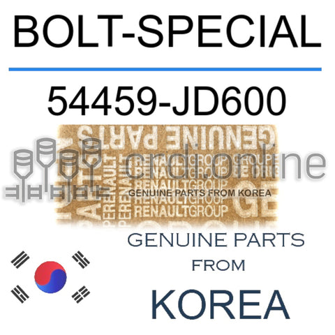 BOLT-SPECIAL [ORIGINAL] 54459-JD600 54459JD600 54459 JD600