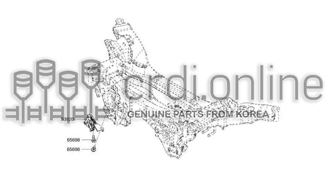 SENSOR ASSY-HEIGHTREAR 53820-4BA0A 538204BA0A 53820 4BA0A