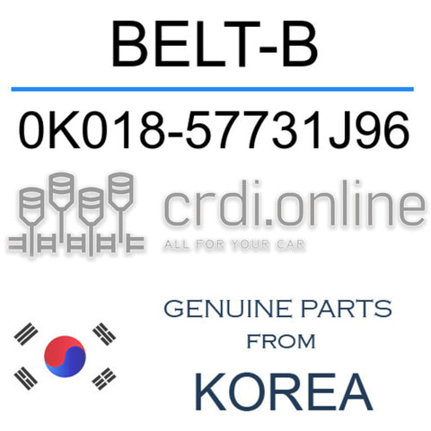 BELT-B 0K018-57731J96 0K01857731J96 0K018 57731J96