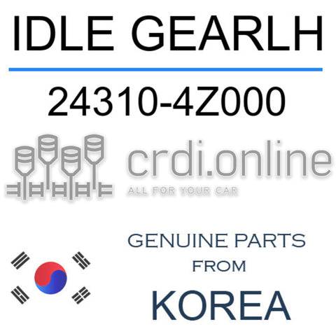 IDLE GEARLH [ORIGINAL] 24310-4Z000 243104Z000 24310 4Z000