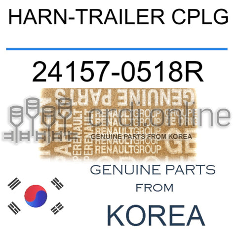 HARN-TRAILER CPLG [ORIGINAL] 24157-0518R 241570518R 24157 0518R
