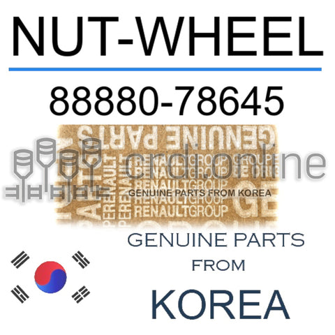 NUT-WHEEL [ORIGINAL] 88880-78645 8888078645 88880 78645