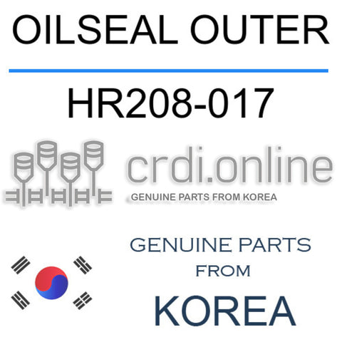 OILSEAL OUTER [ORIGINAL] HR208-017 HR208017 HR208 017