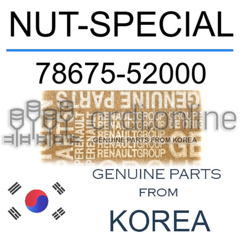 NUT-SPECIAL [ORIGINAL] 78675-52000 7867552000 78675 52000