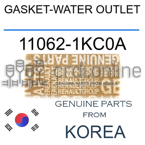 GASKET-WATER OUTLET [ORIGINAL] 11062-1KC0A 110621KC0A 11062 1KC0A
