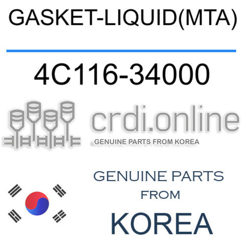 GASKET-LIQUID(MTA) [ORIGINAL] 4C116-34000 4C11634000 4C116 34000