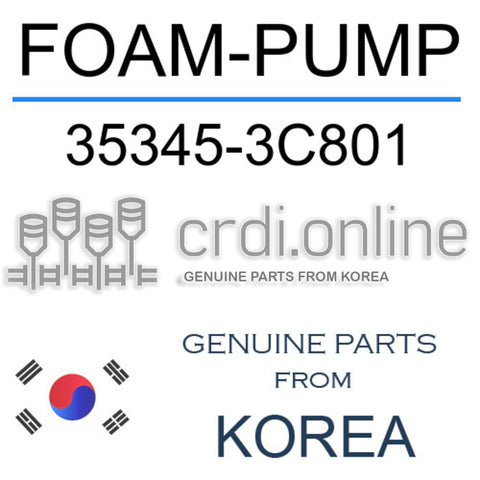 FOAM-PUMP [ORIGINAL] 35345-3C801 353453C801 35345 3C801
