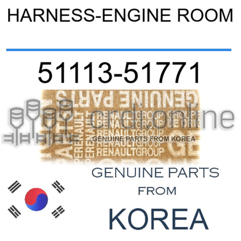 HARNESS-ENGINE ROOM [ORIGINAL] 51113-51771 5111351771 51113 51771